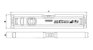 Spirit Level (1.0mm accuracy, without magnet)